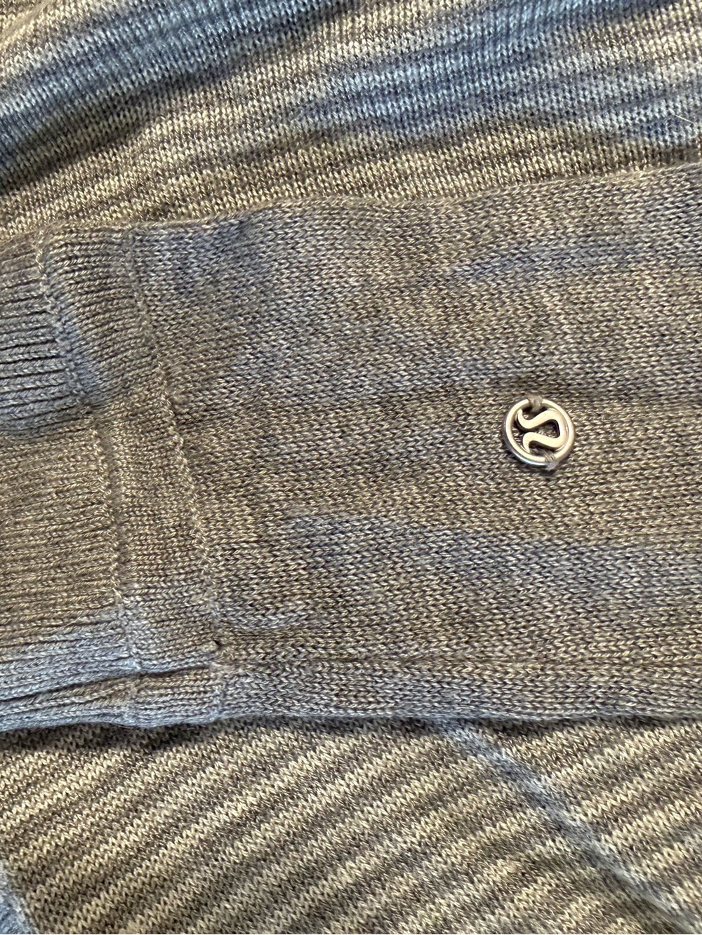 Lululemon Iconic Sweater Wrap Open-front Light Grey Size 8 - Picture 10 of 11